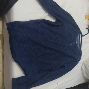 George Blue V neck Shirt